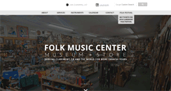 Desktop Screenshot of folkmusiccenter.com